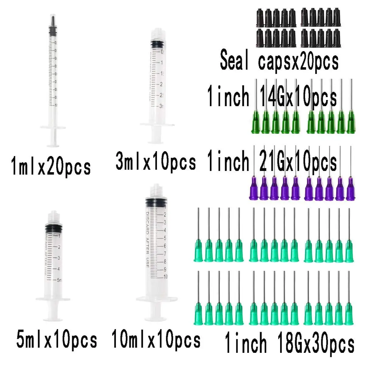 a seringa plastica 1ml 3ml 5ml 10ml 01