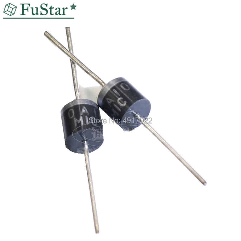 

10PCS Electrical Axial Rectifier Diode 10A10 R-6 DIP 10A 1000V 10a10