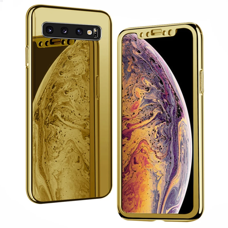 Чехол накладка чехол для Samsung galaxy Note 9 8 Note9 Note8 зеркальная защитная задняя крышка 360