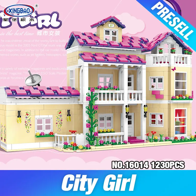 

XINGBAO 12006 Kid Toys 1334Pcs Girl Series The Happy Dormitory Set Building Blocks Bricks Educational Funny Girls Toys New Gifts