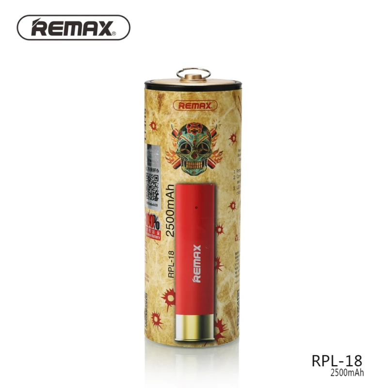 Remax RPL-18 Мини Портативный внешний аккумулятор 2500 мАч чехол внешний аккумулятор для телефона xiaomi Универсальный полимерный литиевый аккумулятор RPL18