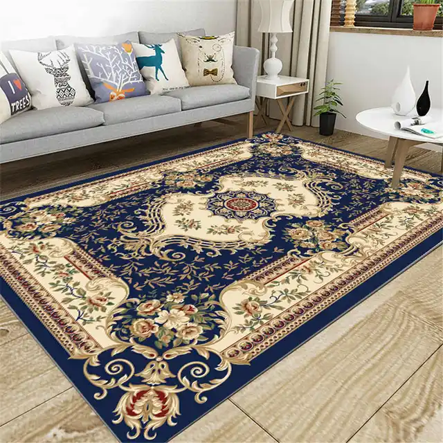 Nordic Floral Bedroom Home Textile Area Rugs Soft Flannel Living Room
