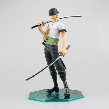 

Anime One Piece Portrait of Pirates DX Roronoa Zoro 10th Battle Ver. PVC Action Figure Statue Collectible Model Kids Toys Doll