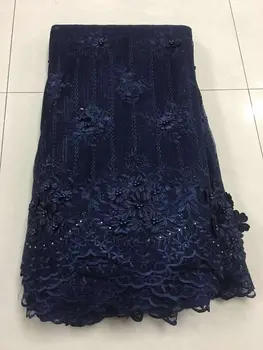 

New arrival African Material Lace Flowers Chiffon Material French Net Lace Fabric, 3D Applique Wedding Dresses Lace Z29