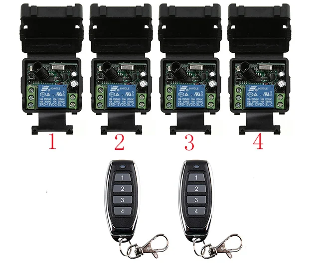 Xuanlongyuan DC12V 24 V 1CH RF Беспроводной дистанционного Управление реле безопасности