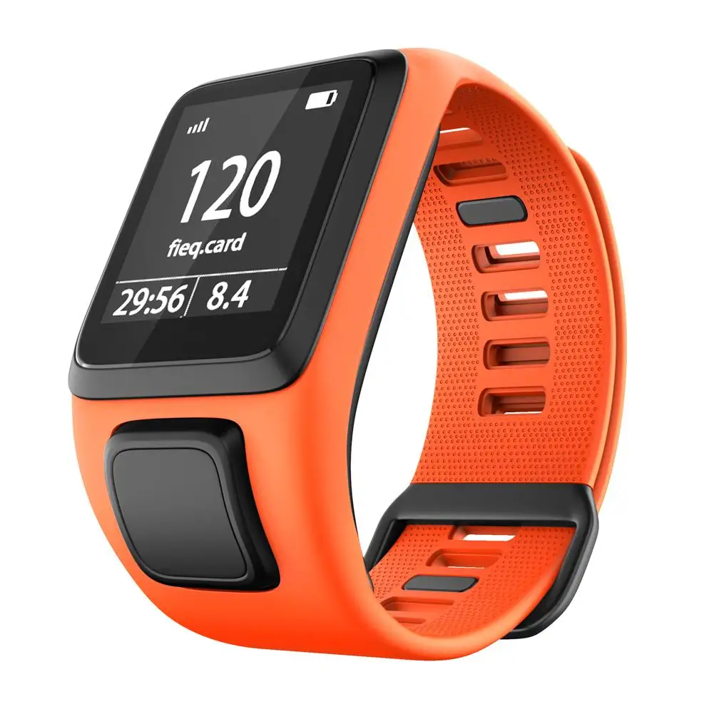 Силиконовый сменный ремешок для наручных часов Ремешок TomTom 2 3 серии Runner Spark GPS