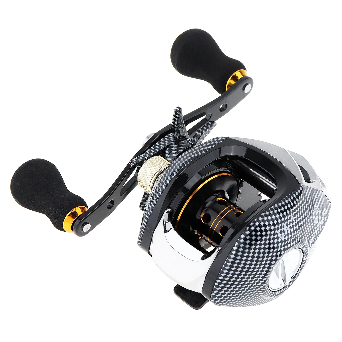 12+1BB 6.3:1 Fishing BaitCasting Reel 215g Magnetic Brake Max Drag 8KG  17.6LB with Right Left Hand Optional