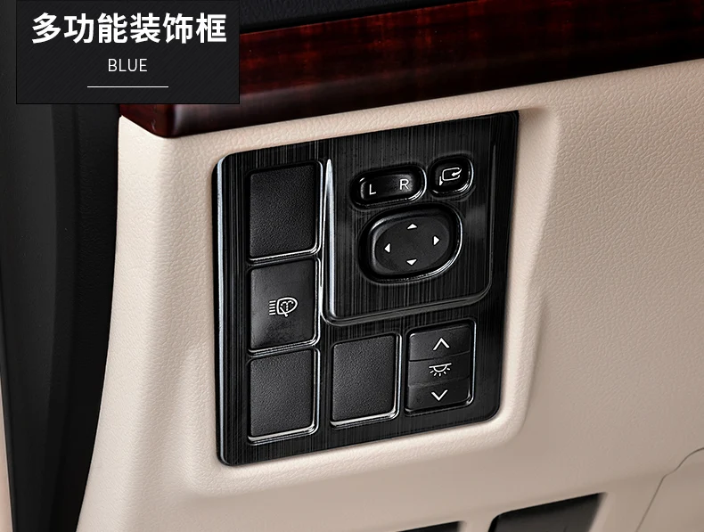 Перчатки могут быть настроены/из натурального Кондиционер Vent/кнопка/навигации рамки для Toyota Prado 2010 2011 2012 2013 AA150