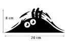 Забавный подглядывающий Монстр авто стены окна Стикеры аксессуары для укладки автомобиля, отражающие Водонепроницаемый Графический виниловые автомобильные наклейки
