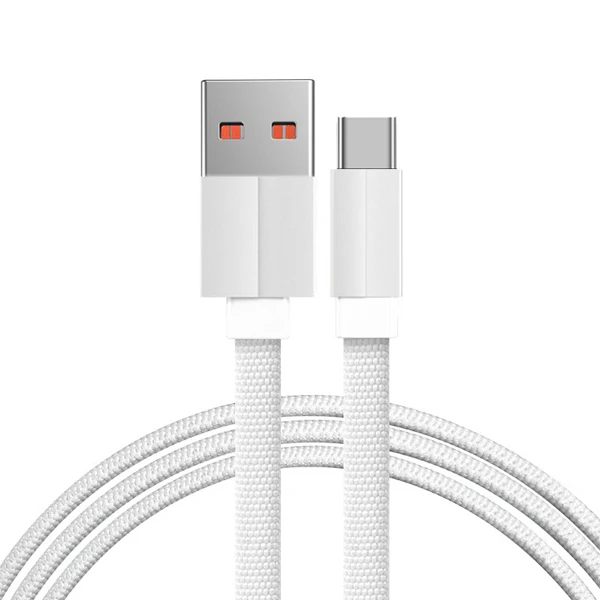 Плоский кабель USB type-C кабель 0,25 m-3 m кабель для синхронизации данных для samsung Xiaomi Быстрая Зарядка Кабели для мобильных телефонов - Цвет: B-B-White-Type-C