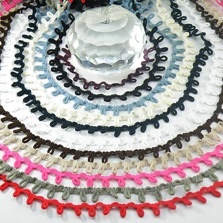 

1M / 2mm Trim Elastic Ribbon Buttons Fabric Band Sewing Accessories Colored Ribbon Crafts Rubber Elastic Bands For Clothes LU13