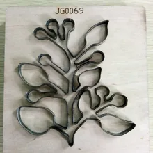Ufurty ветка с листьями DIY деревянная форма для резки умирает ткань для скрапбукинга с JG0069