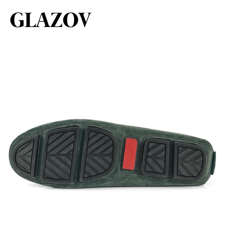 GLAZOV Brand Spring Summer Hot Sell Moccasins Men Loafers High Quality Genuine Leather Shoes Men Flats Lightweight Driving Shoes