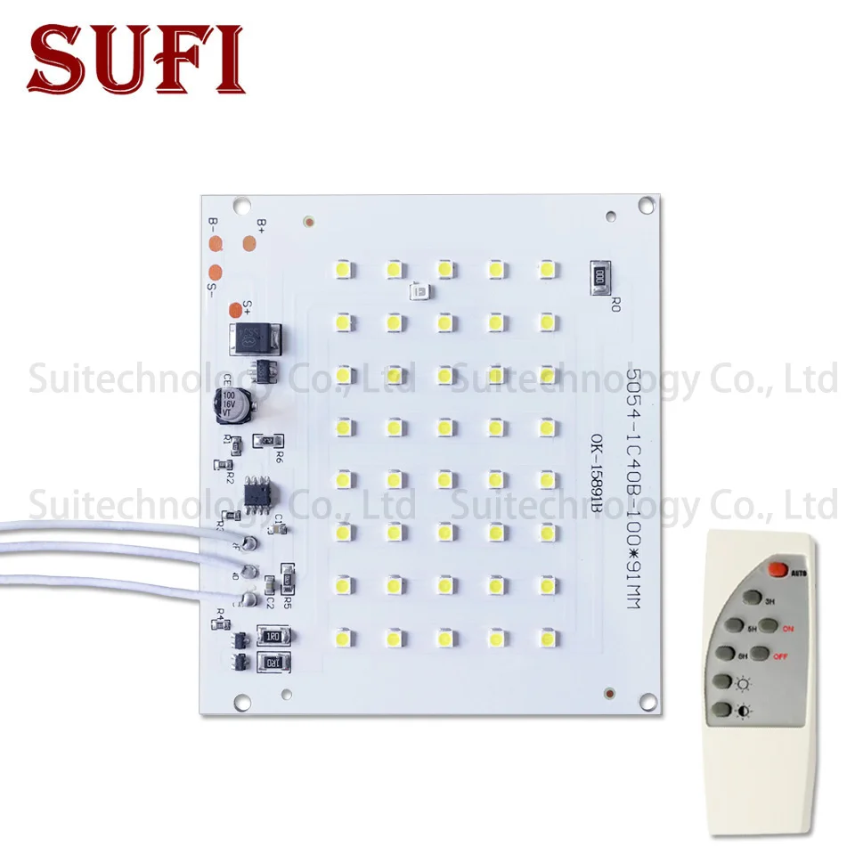 

20W LED Solar Power Motion Sensor Flood Light Light Source Board For Outdoor Energy Saving Street Yard Path Home Garden Lamp