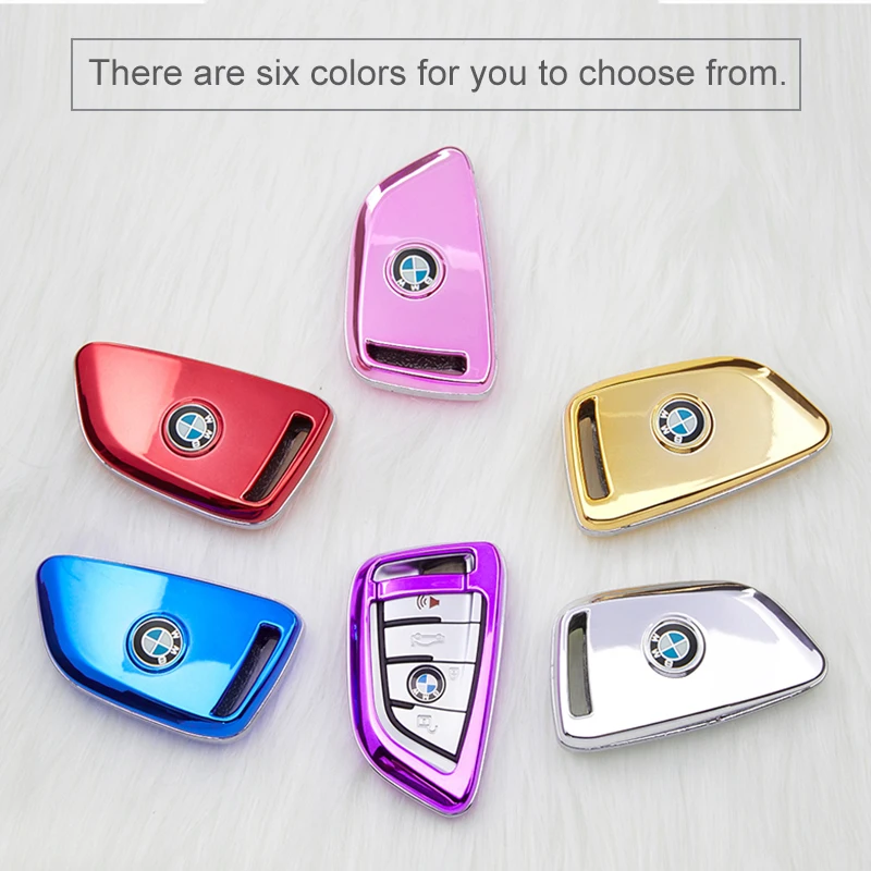 

QHCP ABS Car Key Remote Smart Key Shell Cover 4 Buttons Key Case For BMW X6 X5 X1 X5M X6M MPV 218i F86 F85 F48 F46 F45 F16 F15