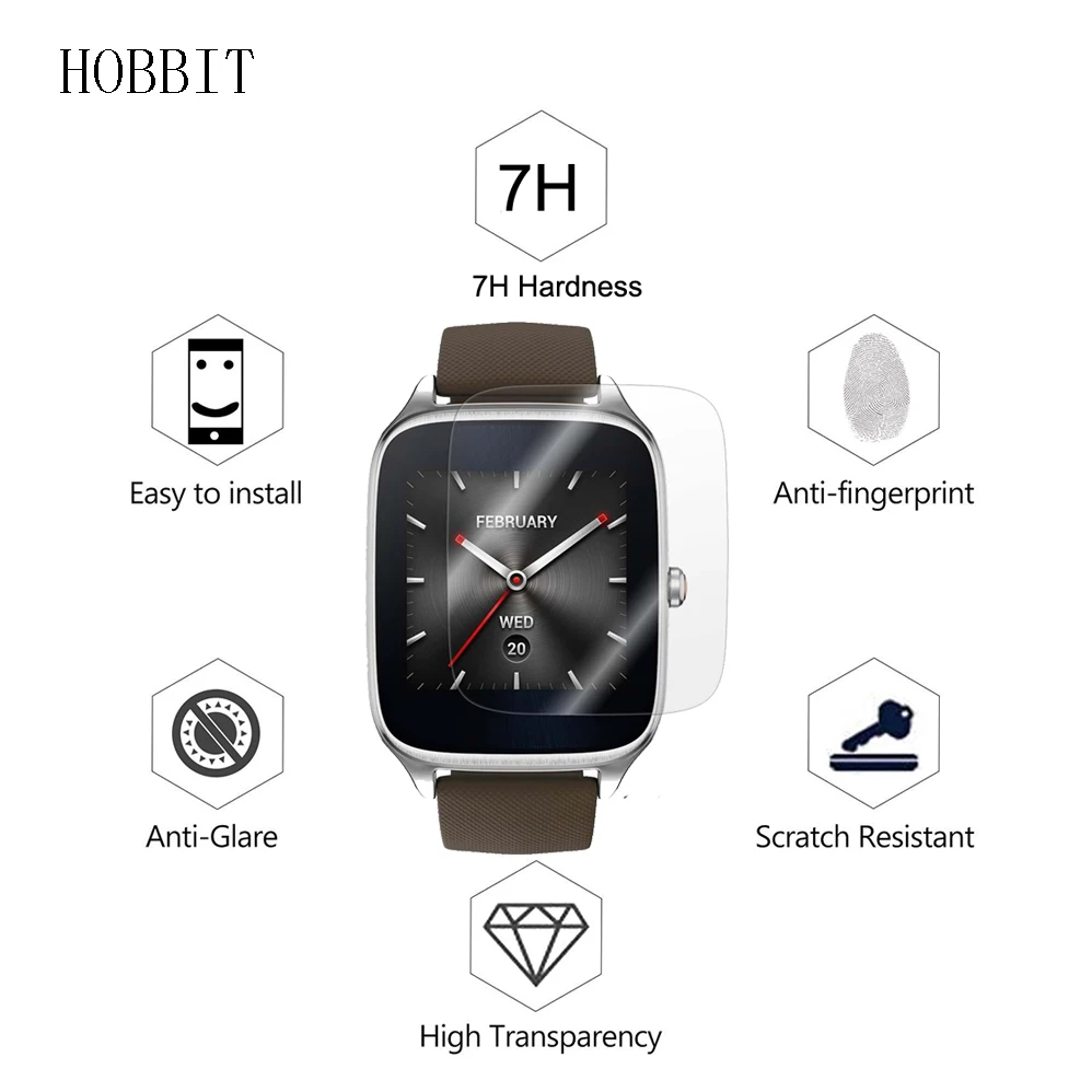 3 упаковки для ASUS ZenWatch 2 W1501Q 1 63 дюймов Противоударная нано защитная пленка экрана