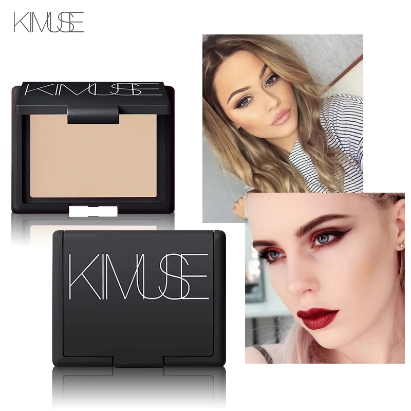 

KIMUSE Face Powder Smooth Mineral Foundations Oil-control Brighten Concealer Whitening Make Up Pressed Powder