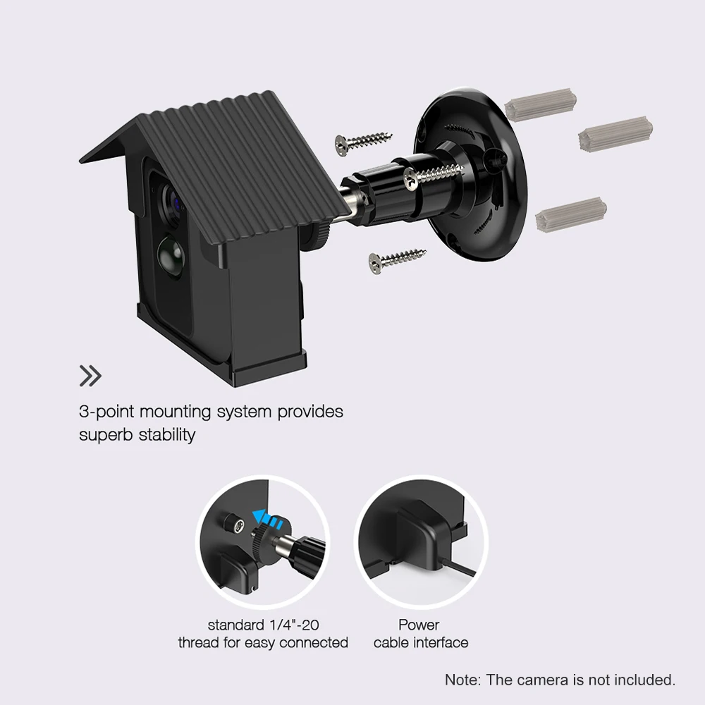 Комплект настенного кронштейна для камеры Blink XT с защитой от атмосферных воздействий на 360 градусов, регулируемая Антибликовая УФ-камера, система безопасности