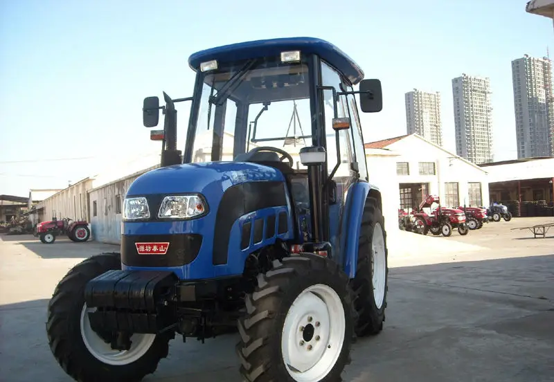 65hp 4WD сельскохозяйственный трактор с кабиной и кондиционирования воздуха