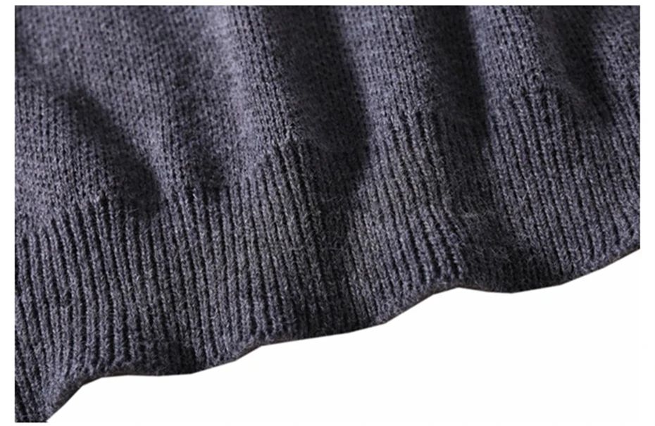 Китайская вышивка вязаные свитера с высоким воротом Для мужчин Для женщин 2019 Зима хип-хоп Качество пуловер модная уличная одежда большого
