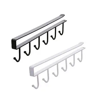 

2 pieces cup wine storage hook kitchenware tie and hanger frame hanging scarf cabinetless cabinet