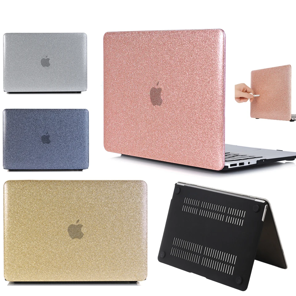 

Luxury Bling For MacBook Air 11 13 Cover Slim Glitter Hard PVC for MacBook Air 11 A1465 Air 13 A1466 Bling Laptop Cover