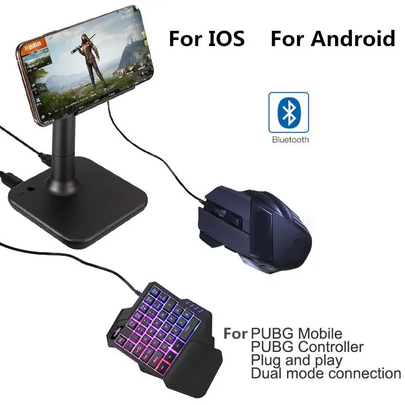  Converter Gamepad Controller G3 PUBG for IOS PUBG Mobile Android to PC Bluetooth USB Keyboard Mouse