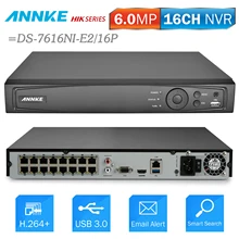 ANNKE 16CH 6MP POE NVR Network Video Recorder DVR For POE IP Camera P2P Cloud Function