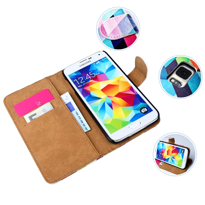 Кожаный чехол книжка Soaptree для Samsung Xcover 4 Ace 3 Star Plus Pro S7262 S7260 Trend S7580 S7270 S7562 G390F|case for