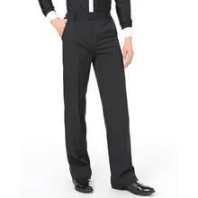 Высококачественные мужские брюки для латинских танцев, черные брюки с карманами, Детские профессиональные сексуальные мужские бальные брюки для танцев B154