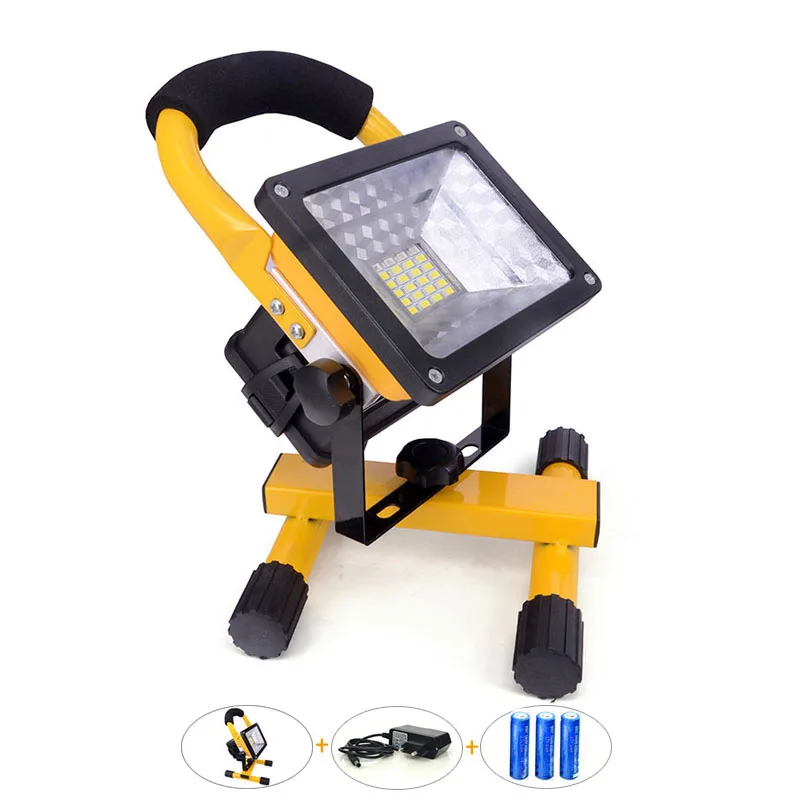 3 PCS Rechargeable 18650 3.7v Li-ion Battery Bateria +LED Floodlight 30W 2400Lm Cordless Portable Lamp 3 PCS Rechargeable 18650 3.7v Li-ion Battery Bateria +LED Floodlight 30W 2400Lm Cordless Portable Lamp