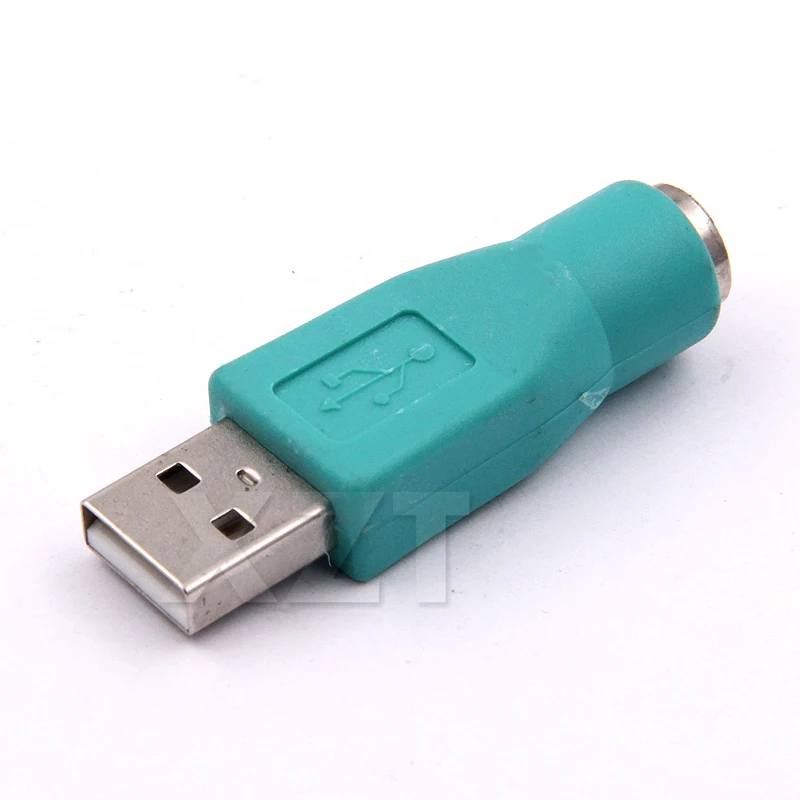 High Quality 1pcs Portable USB Male To for PS2 Female Adapter Converter for Computer PC Keyboard Mouse