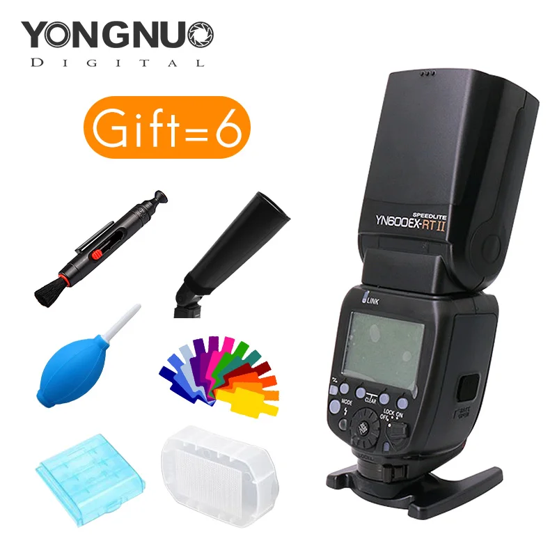 

Yongnuo YN600EXRT II Speedlite 1/8000s shutter speed Photoelectric Cited-flash and 2.4G wireless Cited-flash for canon camera