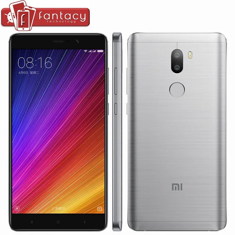 Original Xiaomi Mi5s Plus 4G RAM 64G ROM Snapdragon 821 Quad Core NFC Fingerprint ID FDD 4G 13.0MP x 2 5.7 " MIUI Cell phone