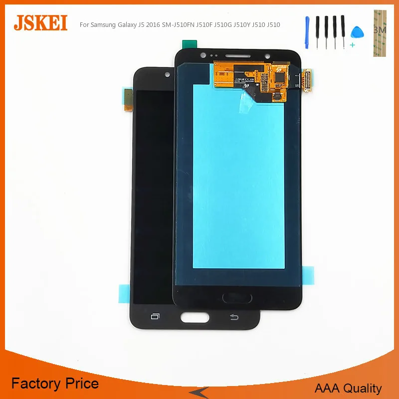 

For Samsung Galaxy J5 2016 SM-J510FN J510F J510G J510Y J510 J510 LCD Display Touch Screen Digitizer 5.2 inch With Tools