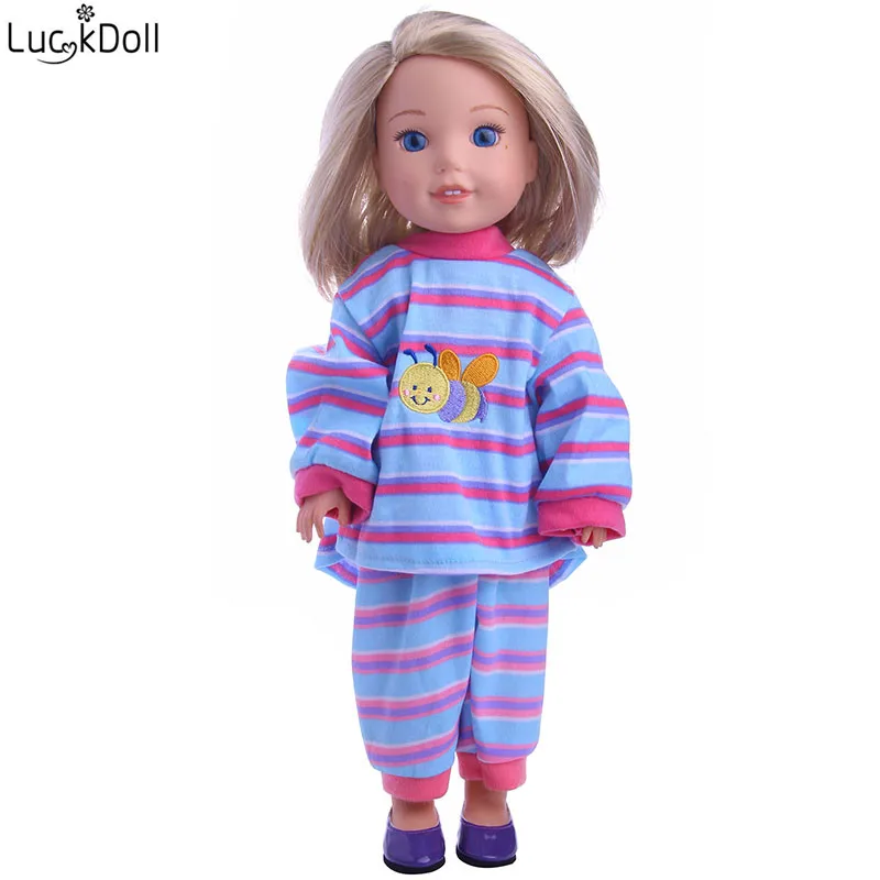 Luckdoll/2018 модный новый костюм подходит для 14 5 Дюймов американская женская кукла