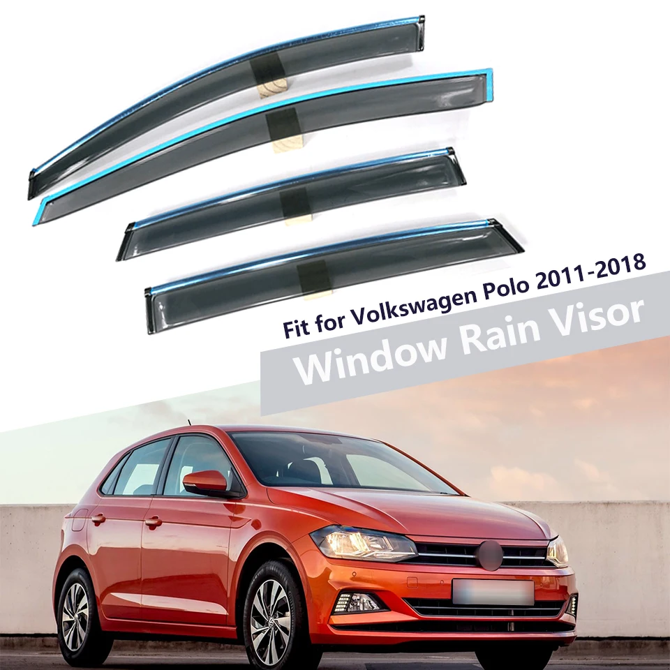 Atreus для Volkswagen VW Polo хэтчбек 2011 2012 2013 окна автомобиля Защита от солнца и дождя козырек защита от ветра