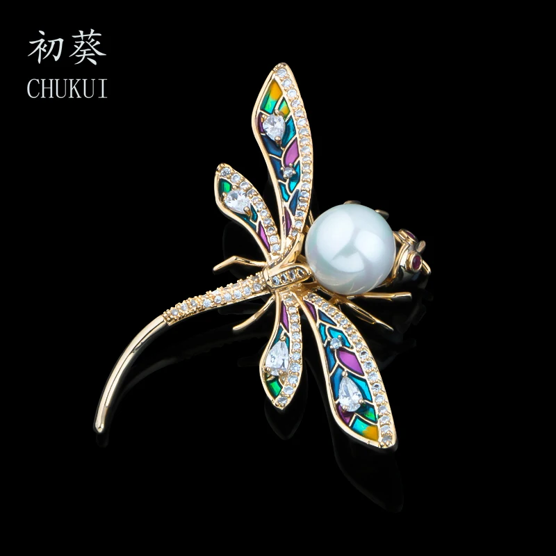 gold dragonfly brooch (2)