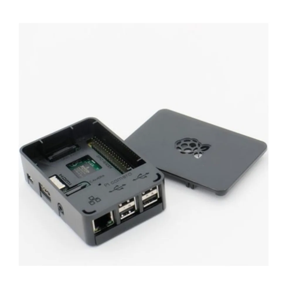 Черный Raspberry pi 3 Чехол обновлен Премиум Корпус для Raspberry Pi для Raspberry pi 3 2 B +