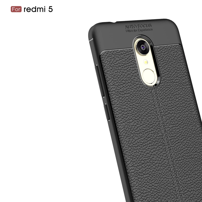 Leather Soft TPU Cover Case for Xiaomi Redmi 5 5A (3)