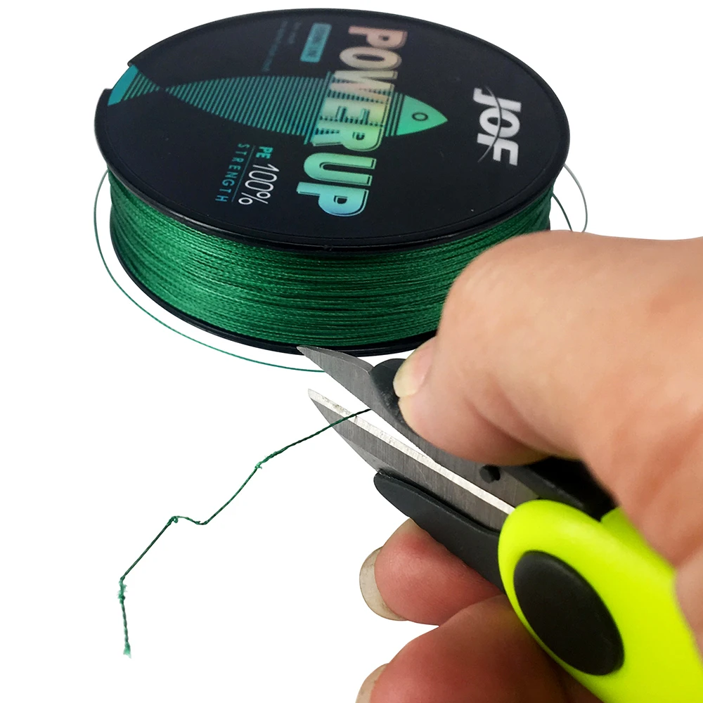Jof бренд 100 M PE плетеная рыболовная леска 4 нити 12 83LB многонитевая для ловли
