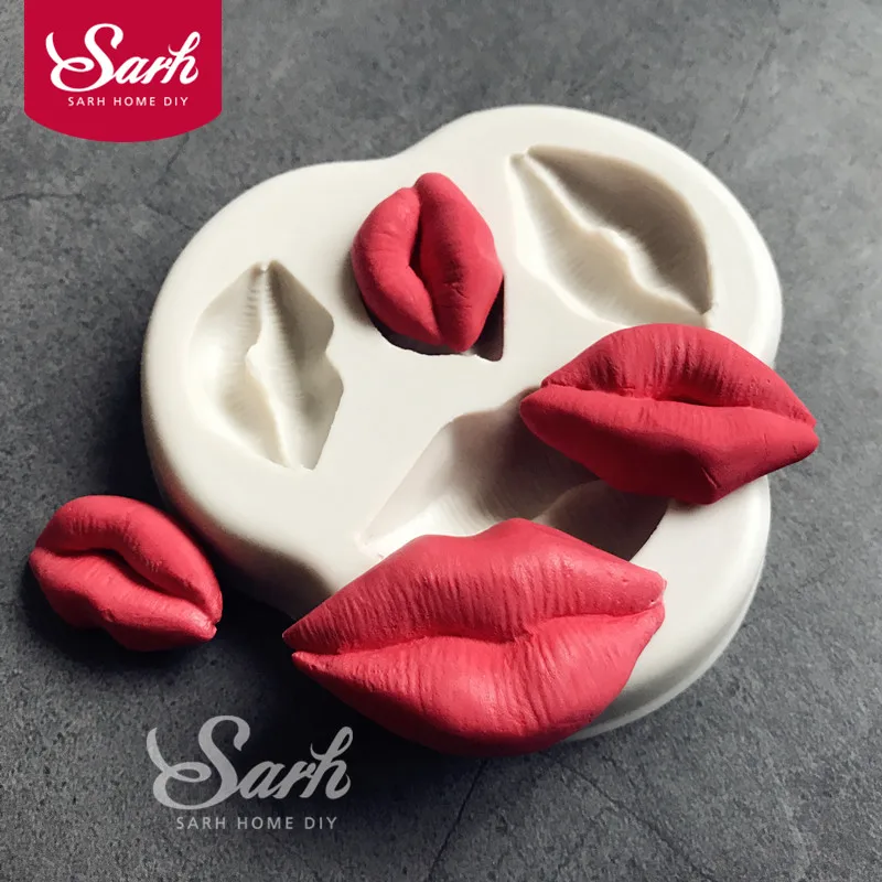 

Size Red lips Collection Shape Cake Mold Chocolate Mould for the Kitchen Baking Cake Tool DIY Sugarcraft Decoration Tool