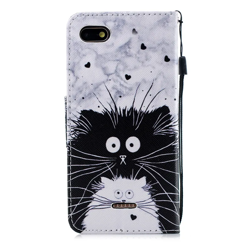 Redmi 6A Flip Leather Case on For Coque Xiaomi Redmi 5 Case For Fundas Xiaomi Redmi 5 Plus Case Wallet Cover Stand Phone Case