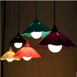 Низкие! Красочные E27 дома Провода База цвета DIY Гибкие Форма силикагель подвесной потолочный светильник подвесной светильник Освещение