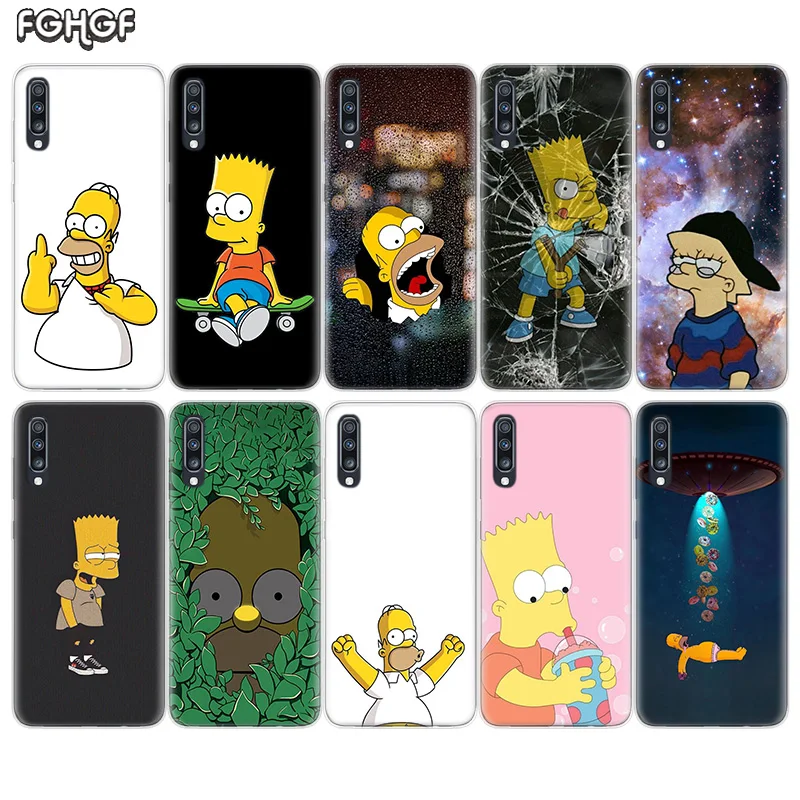 

Homero Simpson Soft TPU Case For Samsung Galaxy S10 Plus S10E A70 A50 A30 M40 M30 M20 A60 A40 A20 A10 M10 A20E A80 Cover