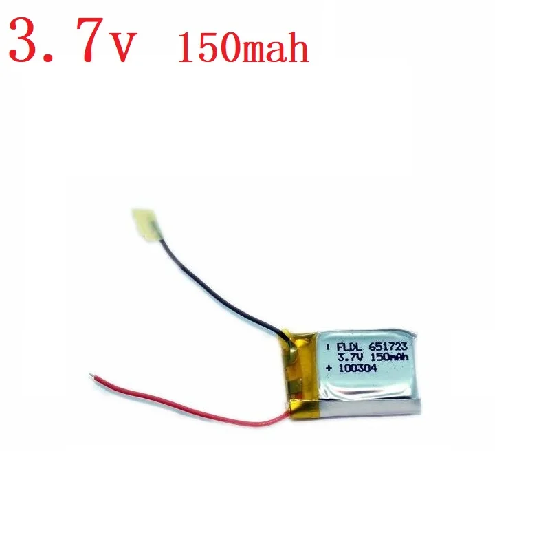 Супер качество, 3 шт., 3,7 в, 150 мА/ч, для SYMA s107g, 3,7 в, пульт дистанционного управления, вертолет, литий-полимерный Лев, самолет, 651723