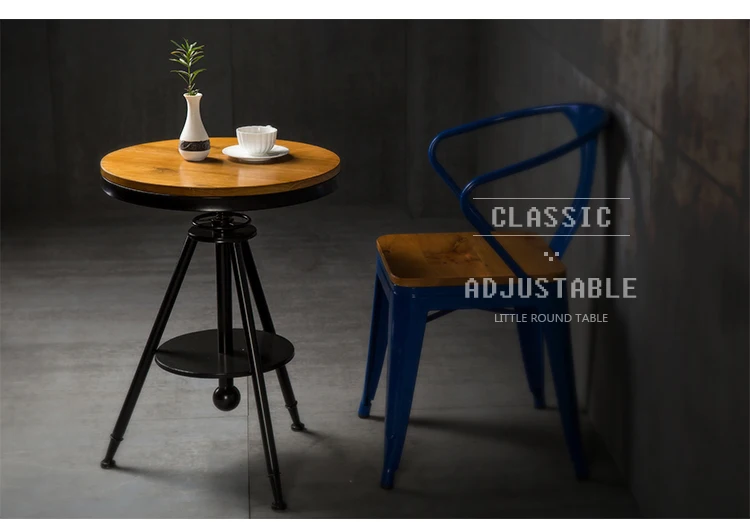 Loft Metal Chairs American-style pastoral metal dining chair with armrest metal bar chair Dining Room Furniture Wooden Chairs Loft Metal Chairs American-style pastoral metal dining chair with armrest metal bar chair Dining Room Furniture Wooden Chairs