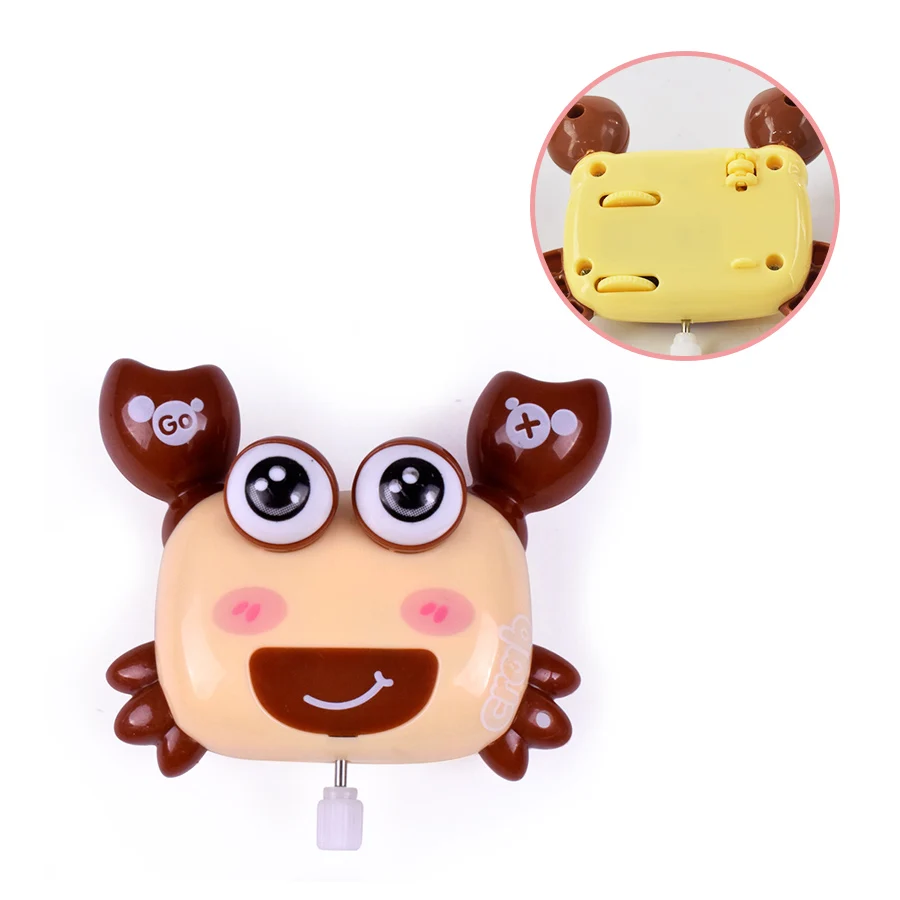 Cute Infant Cartoon Crab Wind Up Toy Clock work Animal Baby Bath Toys Newborn Crawling Educational Kids Classic Toy Cute Infant Cartoon Crab Wind Up Toy Clock work Animal Baby Bath Toys Newborn Crawling Educational Kids Classic Toy