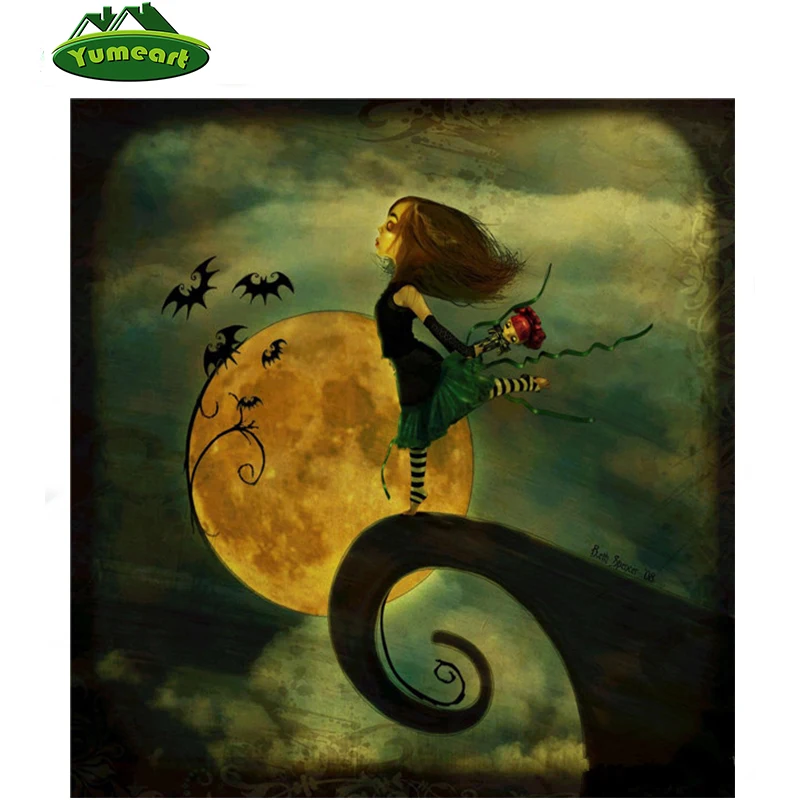 New Arrivel 100% Full Area Highlight Diamond Needlework Diy Painting Cross Stitch Kit Embroidery Cartoon Elves | Дом и сад