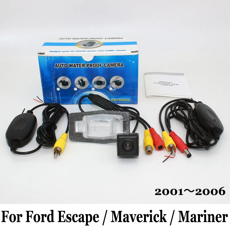 

For Ford Escape Maverick Mariner 2001~2006 / RCA Wired Or Wireless / HD Wide Lens Angle CCD Night Vision Rear View Camera